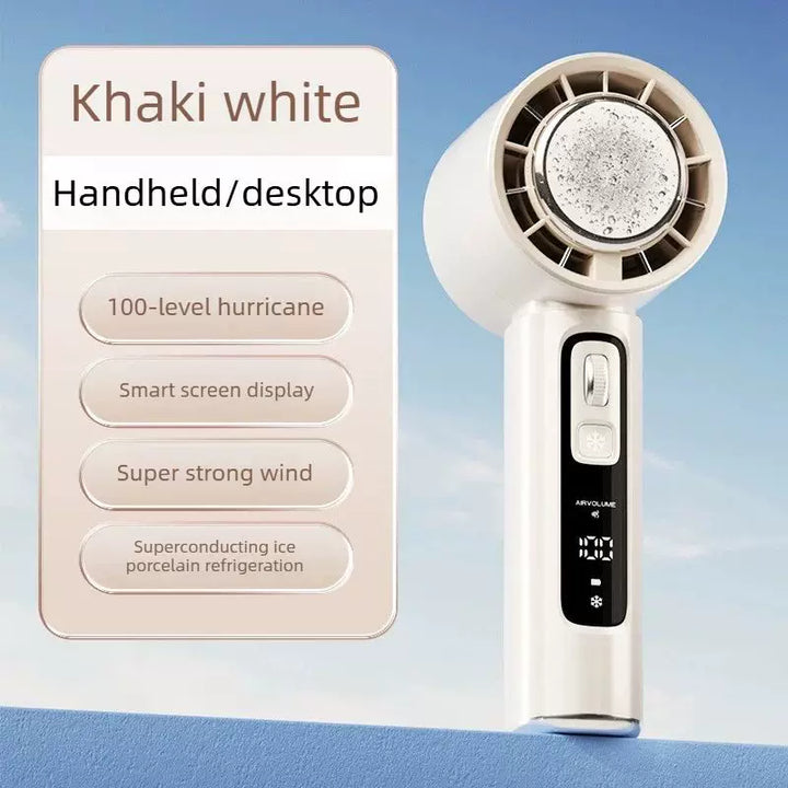 Unisex One Size Portable Personalized Thermoelectric Mini Air Cooler Fan with Smart Display and Adjustable Wind Stornfield