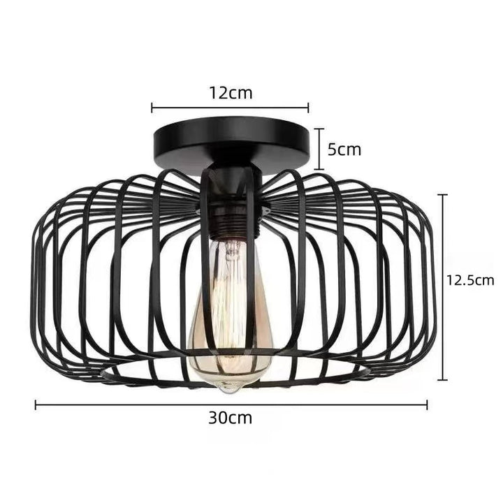 Industrial Style Ceiling Light Fixture