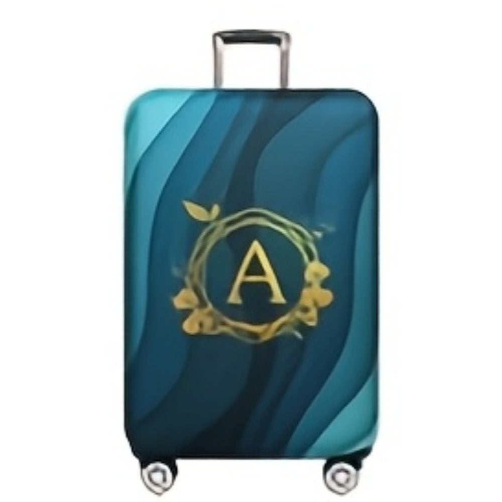 Women's Hard Shell Suitcase with Modern Wave Pattern Stornfield