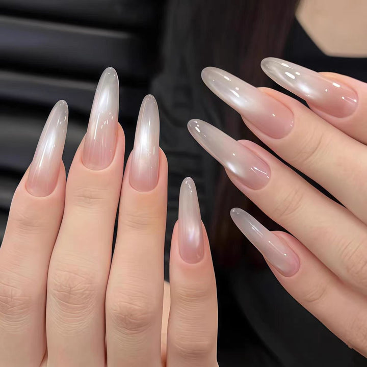 Artificial nails with glamorous rhinestone decorations Stornfield