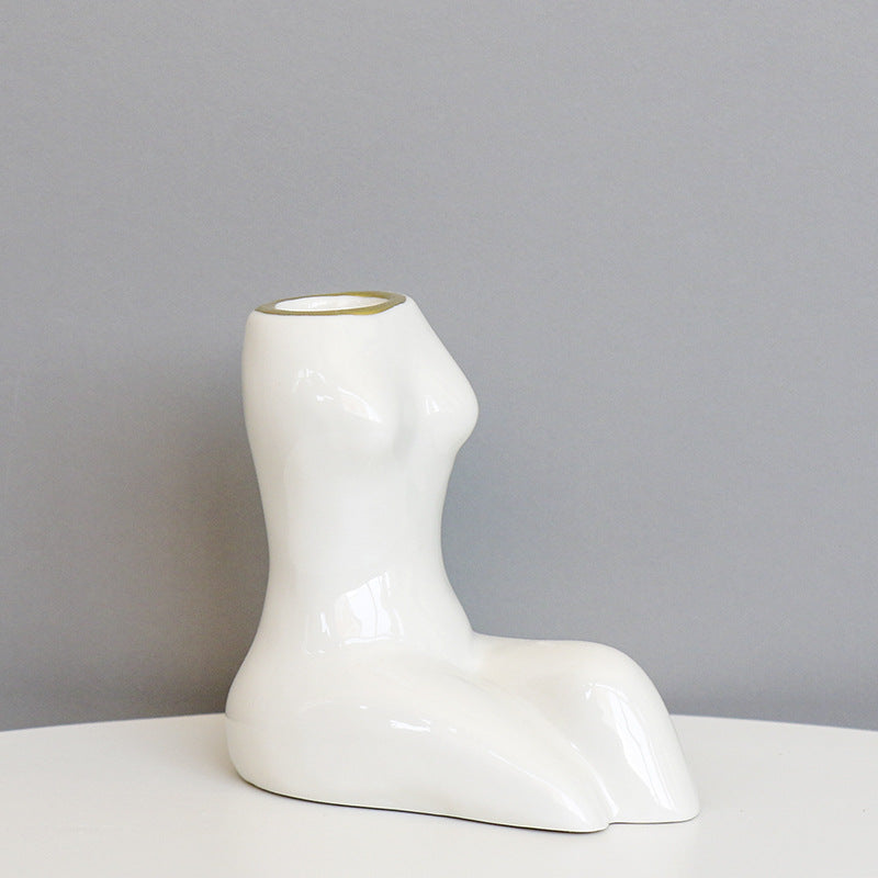 Artistic Body-Shaped Ceramic Vase Stornfeild