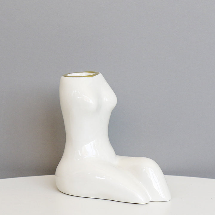 Artistic Body-Shaped Ceramic Vase Stornfeild