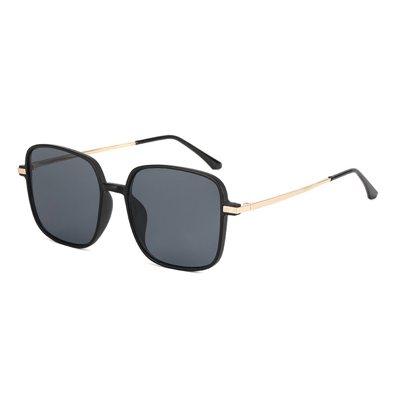 Women's square designer glasses with delicate metal frame Stornfield