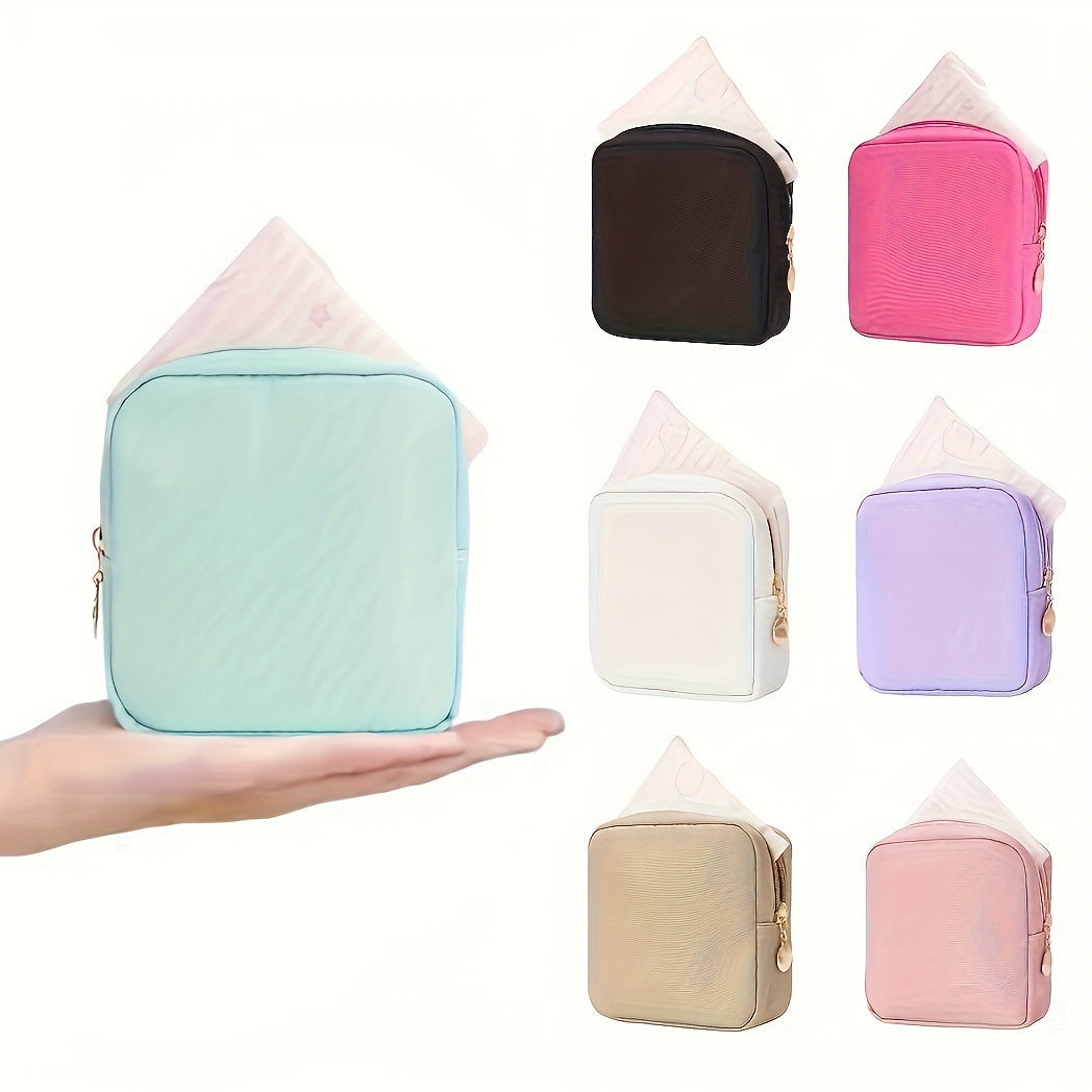 Cosmetic storage bag with fine stripe pattern Stornfield