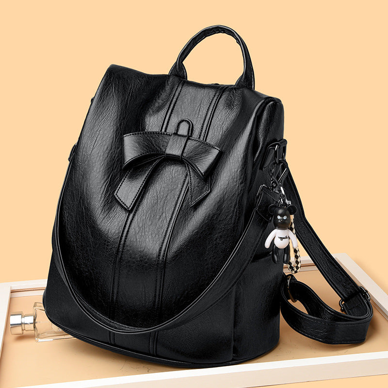 Stylish Bow-Accented Backpack Stornfield