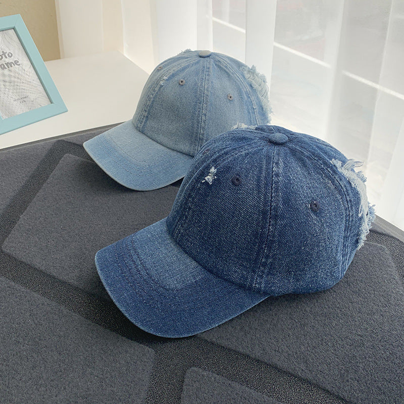 Women's Distressed Denim Baseball Cap Stornfield 1784084168