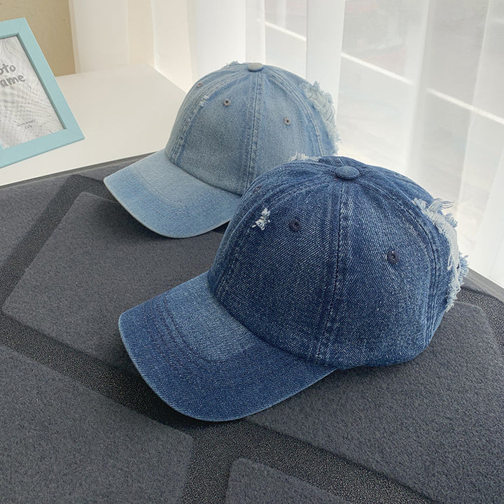 Women's Distressed Denim Baseball Cap Stornfield 1784084168