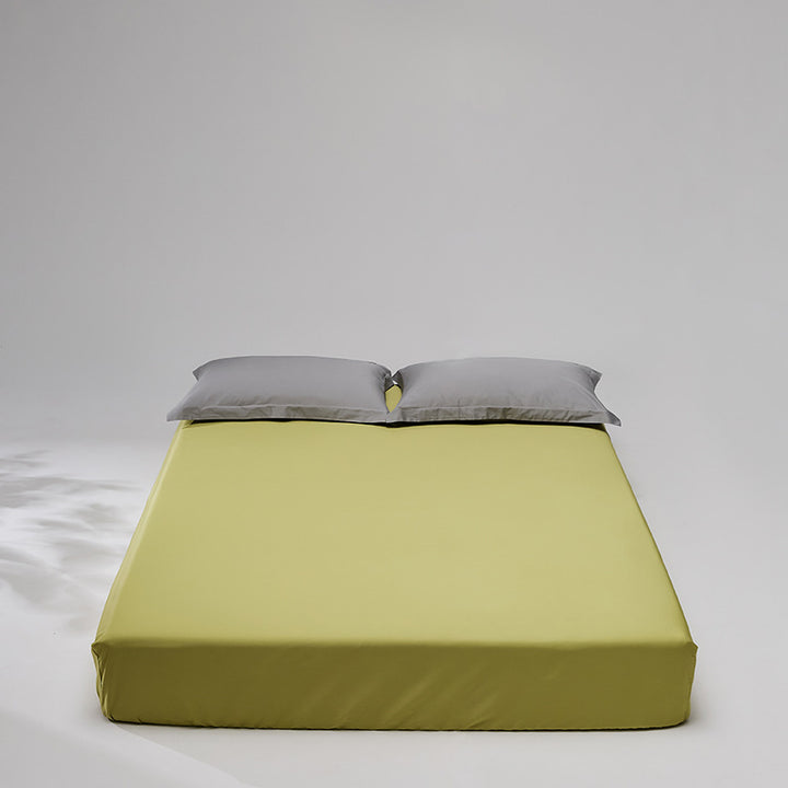 Cooling Breathable Fitted Sheet and Pillowcase Set with Deep Pocket Microfiber
