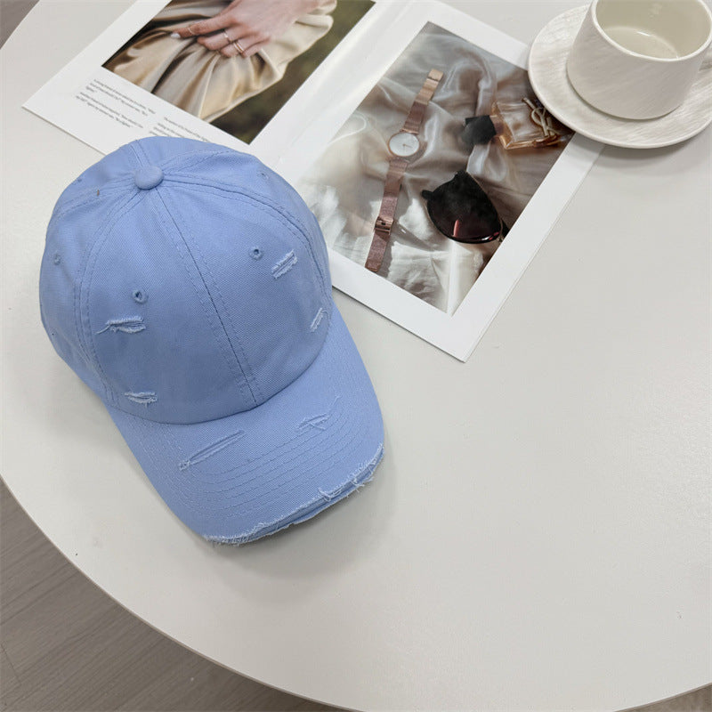 Men's Distressed Vintage-Style Baseball Cap Stornfield