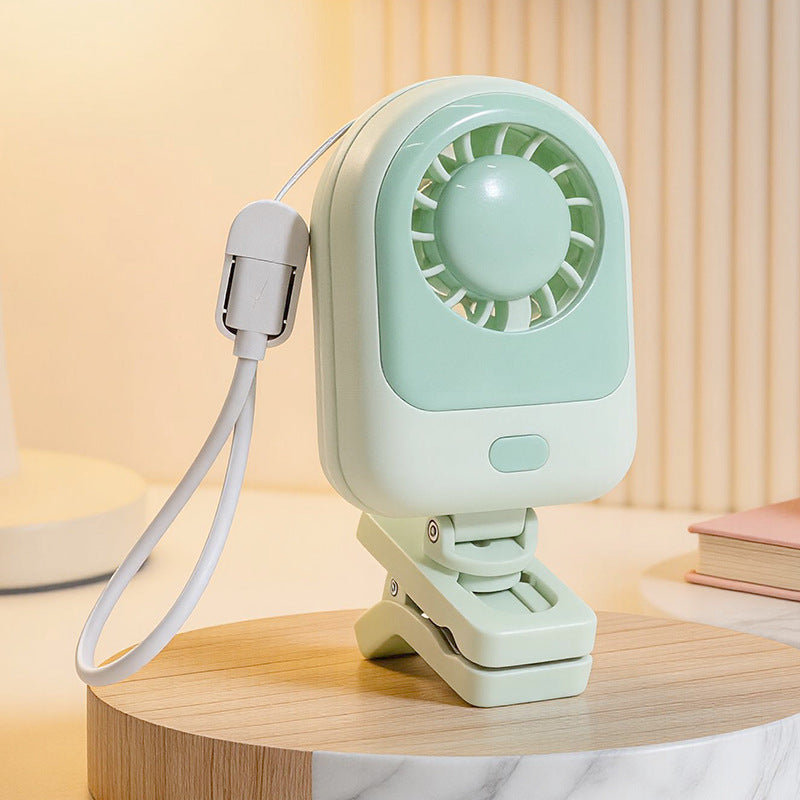 Women's Portable Clip Fan with USB Charging Option and Outstanding Flexibility Stornfield