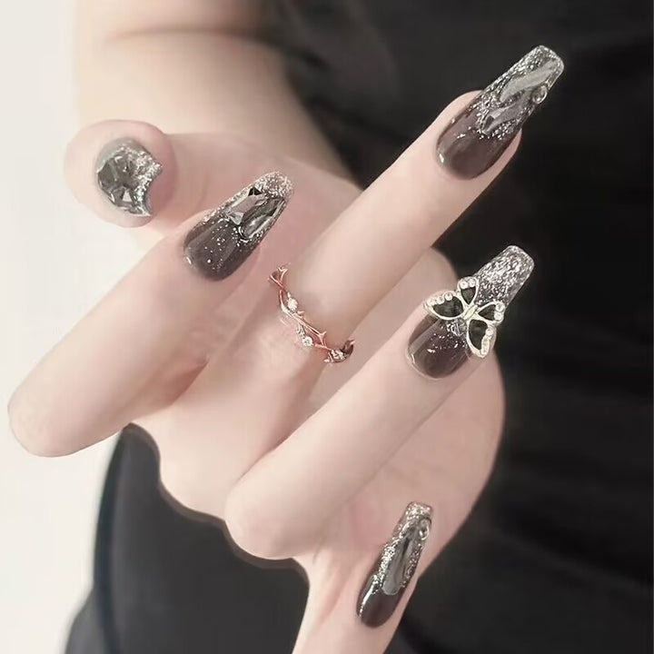 Creative Themed Press-On Nail Art Set Stornfield