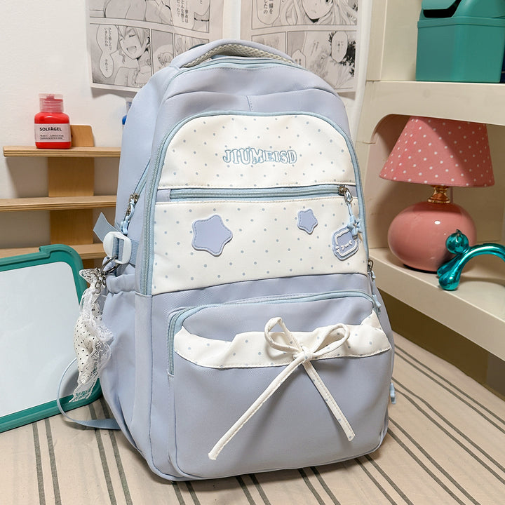 Charming Decorative Star-Embellished Backpack Stornfield