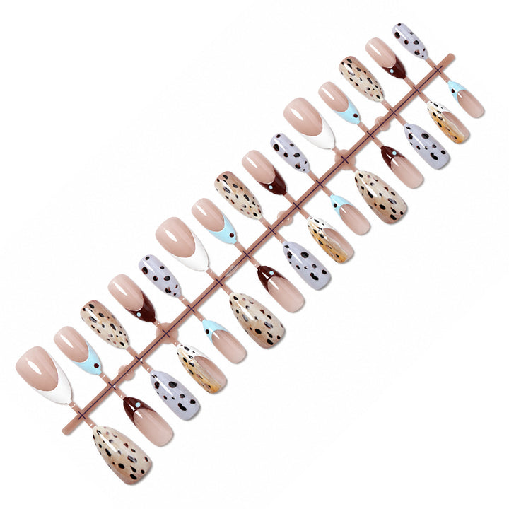 Artistic Stiletto Press-On Nail Design Stornfield