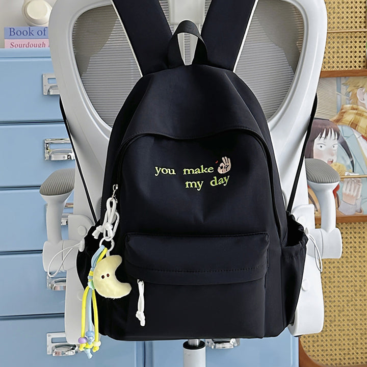 Casual Embroidered Mini Backpack Stornfield