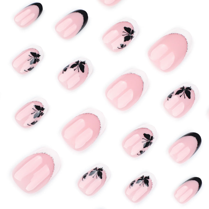 Elegantly designed nail art with butterfly motif Stornfield