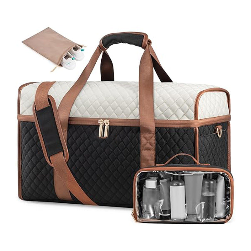 Versatile travel bag with integrated cosmetics compartment Stornfield