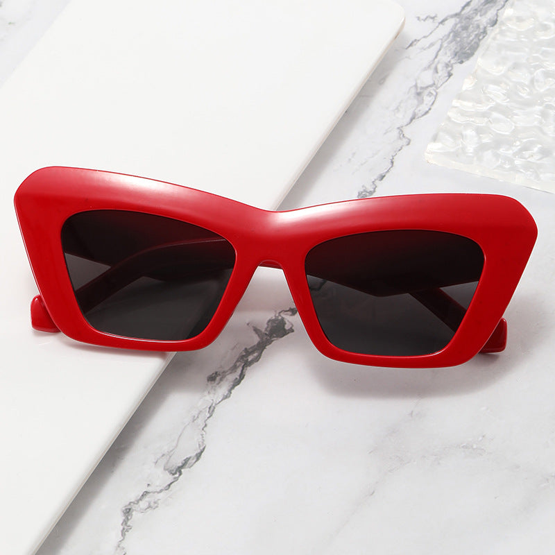 Women's fashionable oversized sunglasses with angular frame Stornfield