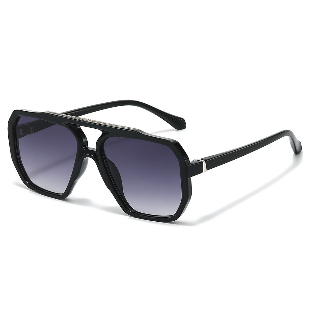Oversized Hexagonal Frame Sunglasses Stornfield