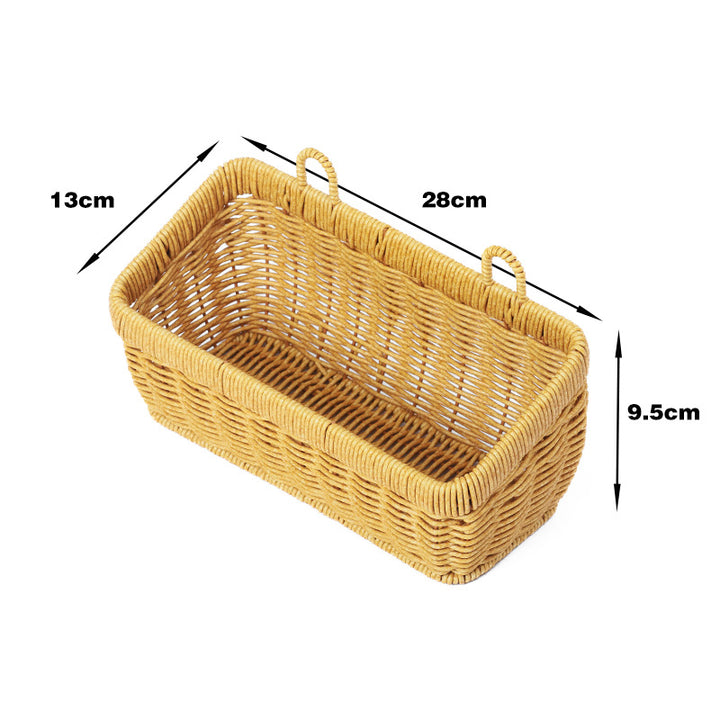 Handwoven Rectangular Storage Basket Stornfield