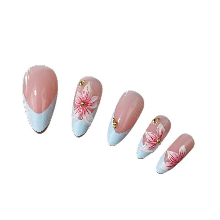Floral Art Design Press-On Nail Set Stornfield