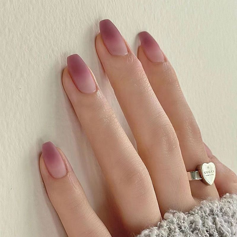 Elegant Ombre Acrylic Nail Extensions Stornfield
