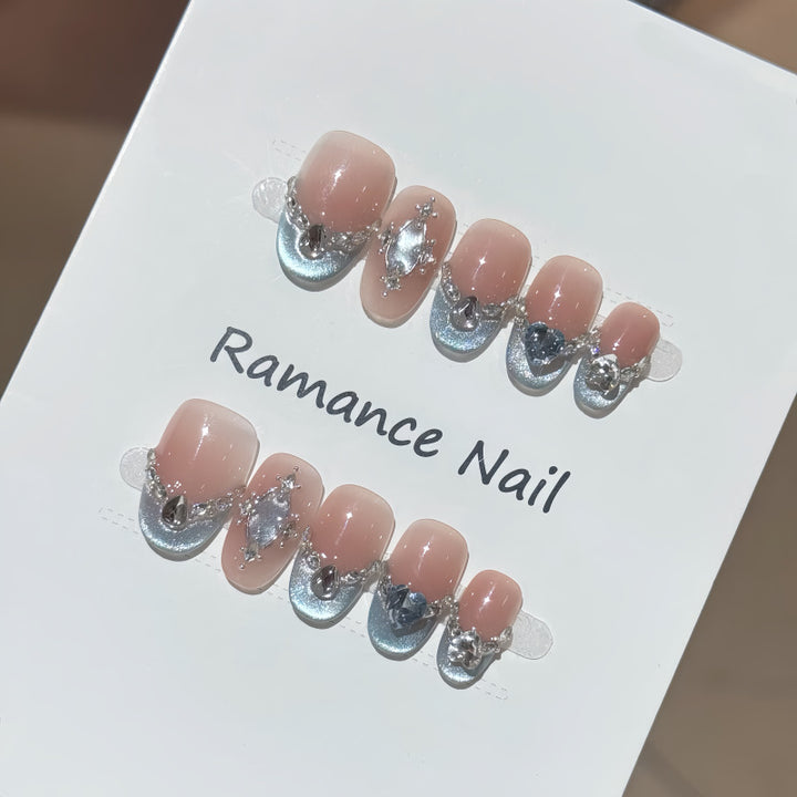 Elegant Press-On Nail Set Stornfield