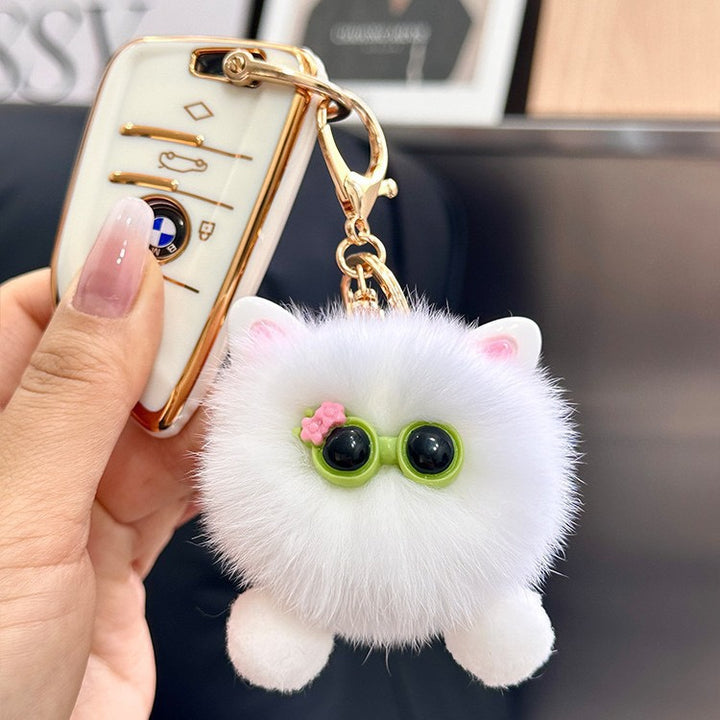 Furry Cat Plush Keychain Stornfield