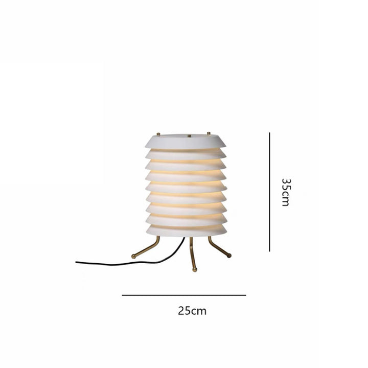 Modern Rippled Table Lamp