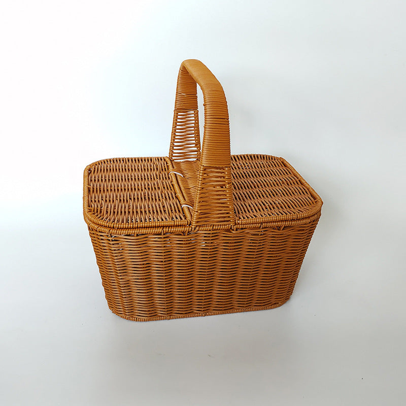 Elegant Woven Picnic Basket Stornfield