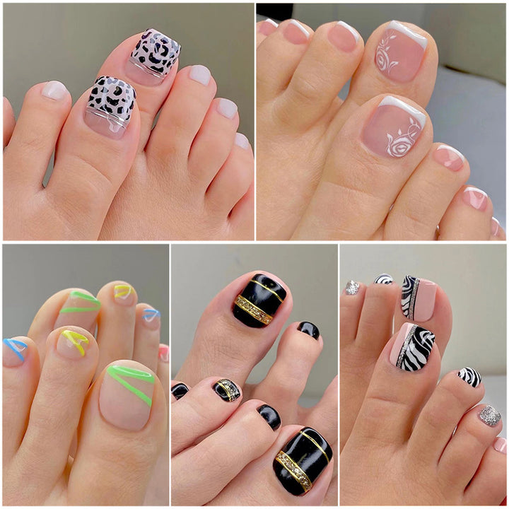 Artistic Toenail Design with Divine Butterfly Design Stornfield