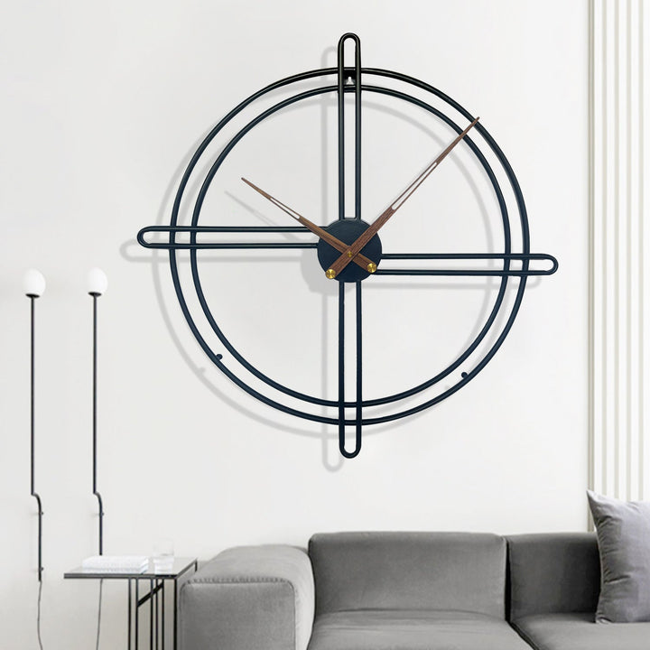 Stornfield | Large Nordic Decorative Wall Clock for Living Room 23 Inch