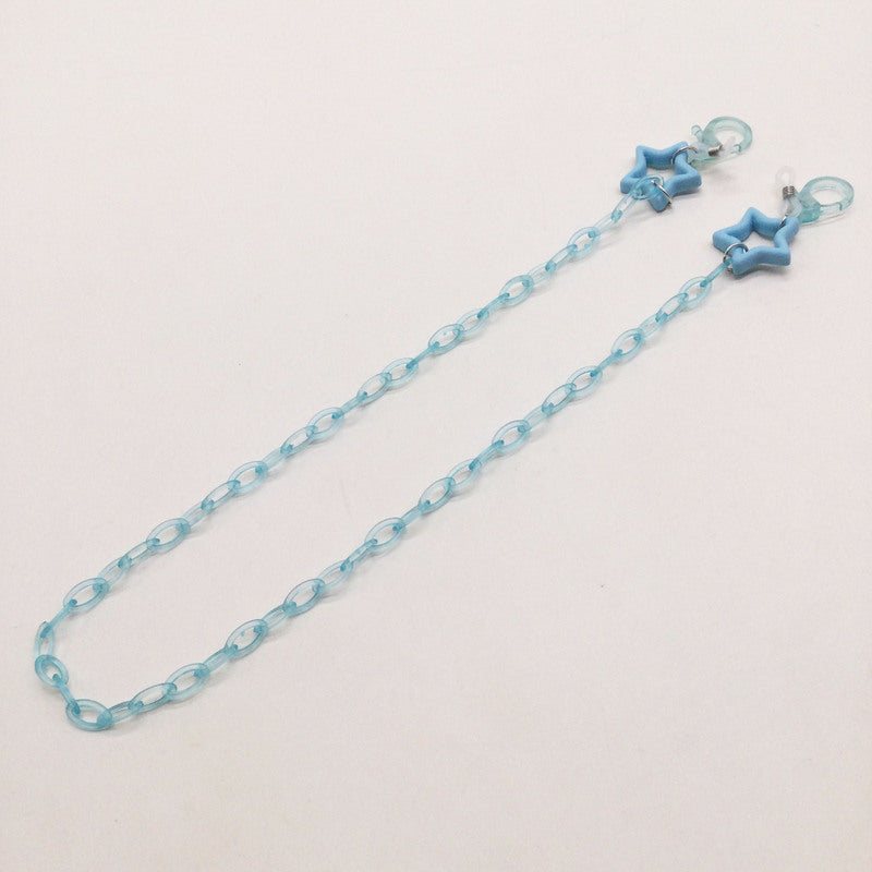 Fashionable glasses holder chain with star pendants Stornfield