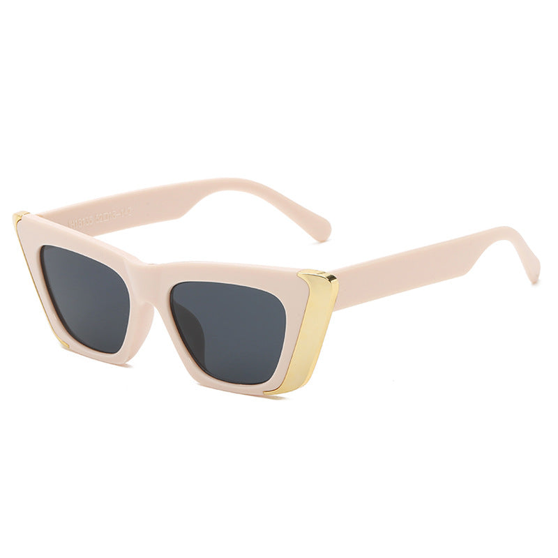 Women's fashionable sunglasses with square frame and luxurious inner lining Stornfield