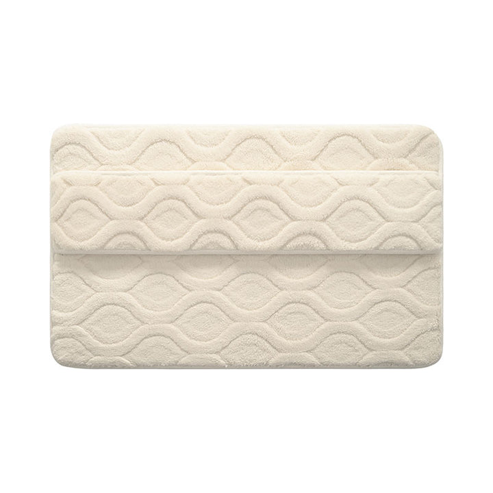 Plush Textured Bathroom Comfort Mat Stornfield