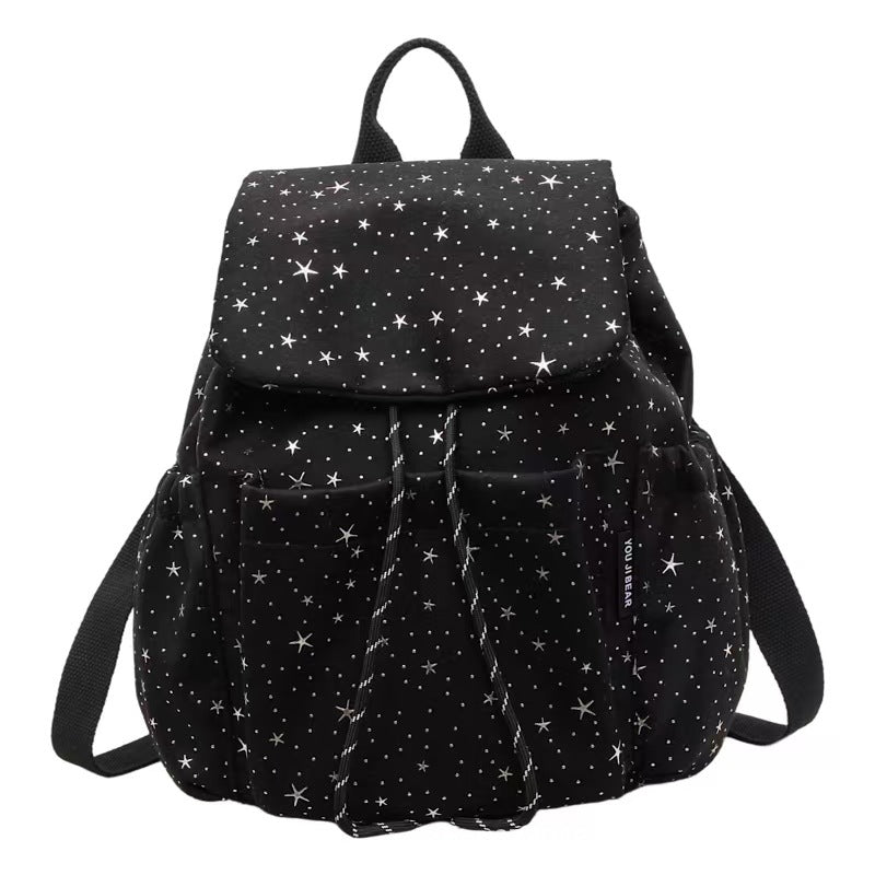 Starry Print Casual Backpack Stornfield