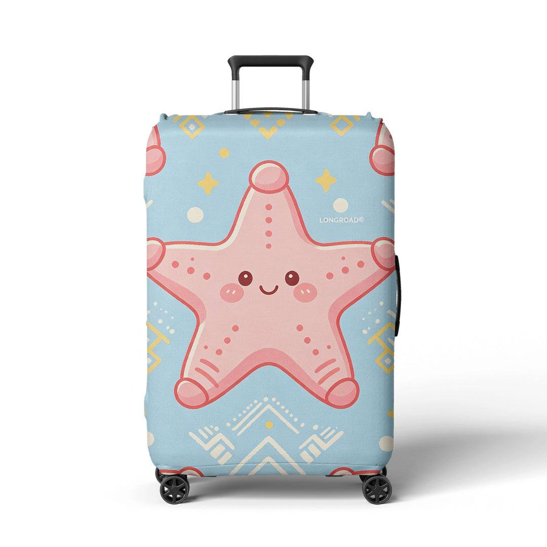 Women's suitcase cover with cheerful Stornfield  motif