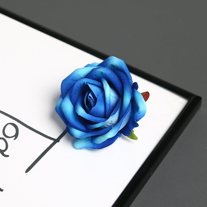 Elegant Silk Rose Pin for Decorative Use