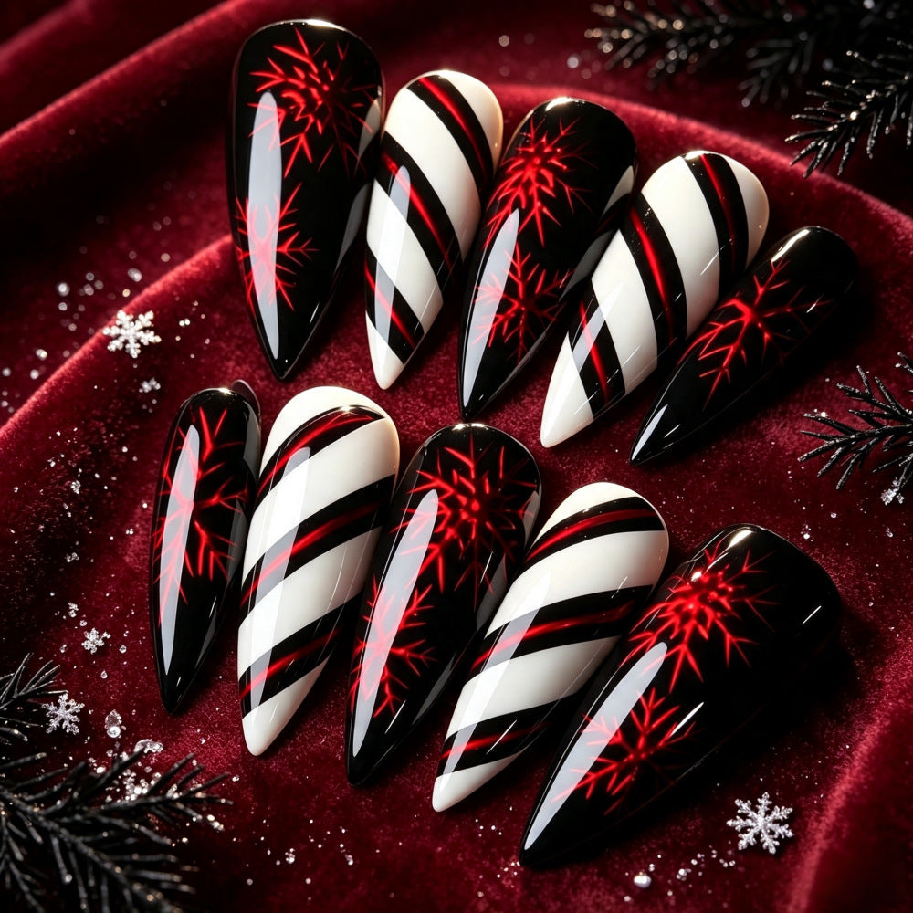 Artificial nails in elegant stiletto design with silky finish Stornfield