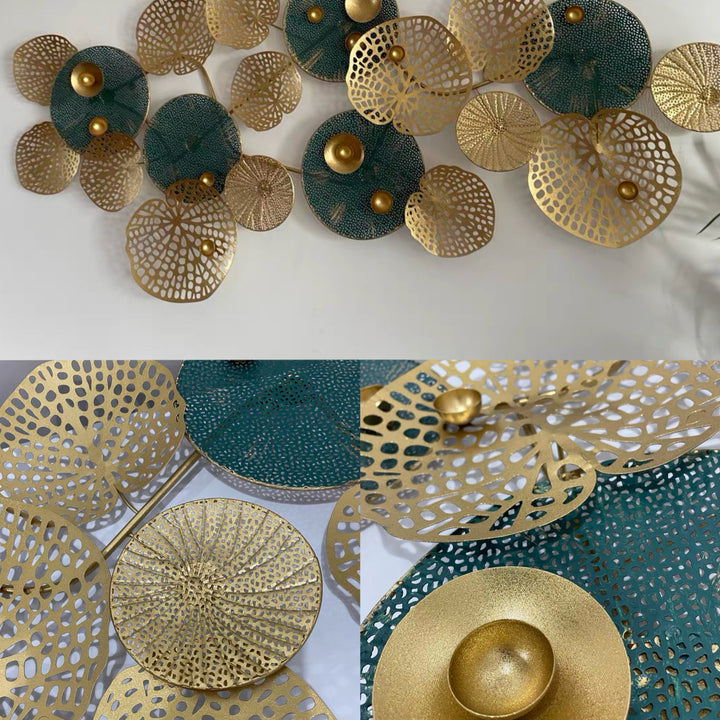 Abstract Floral Metal Wall Sculpture Stornfield