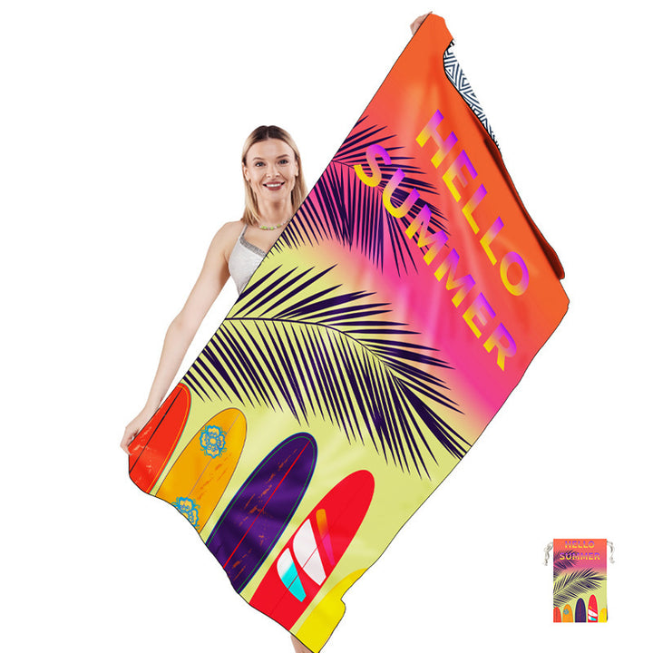 Beach towel with artistic mandala design Stornfield