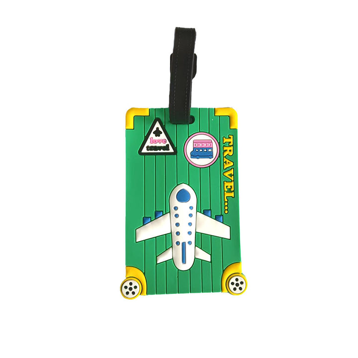 Unisex luggage tag in creative airplane design Bowlift
