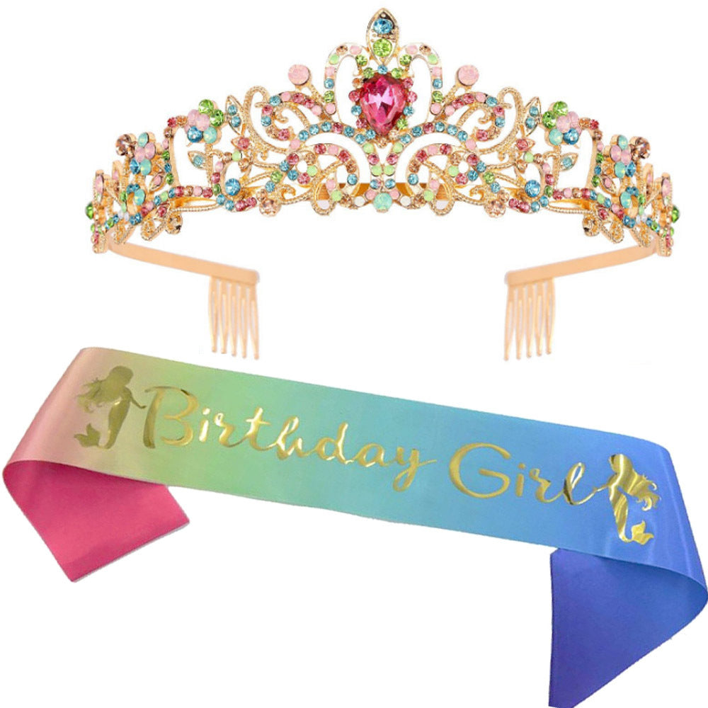 Ladies Glittering Tiara with Sparkling Rhinestones Stornfield