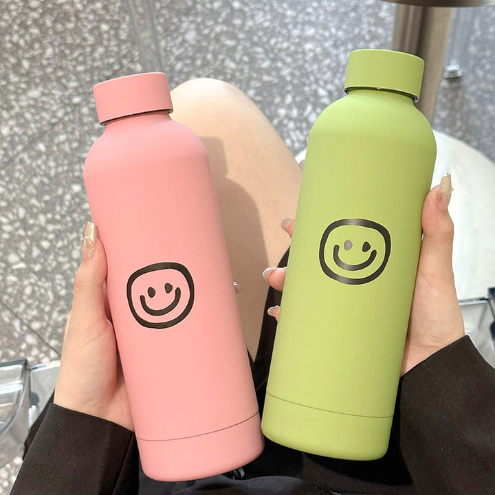 Women's Insulated Water Bottle with Fun Emoji Design Stornfield