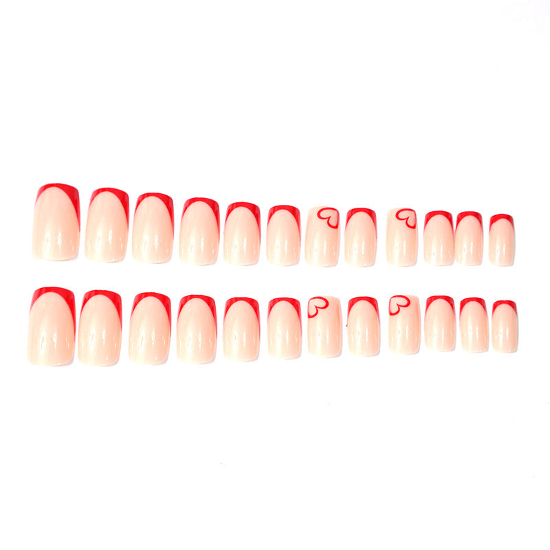 Artistic Heart-Themed Nail Art Enhancements Stornfield