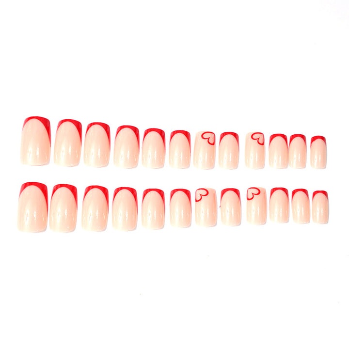 Artistic Heart-Themed Nail Art Enhancements Stornfield