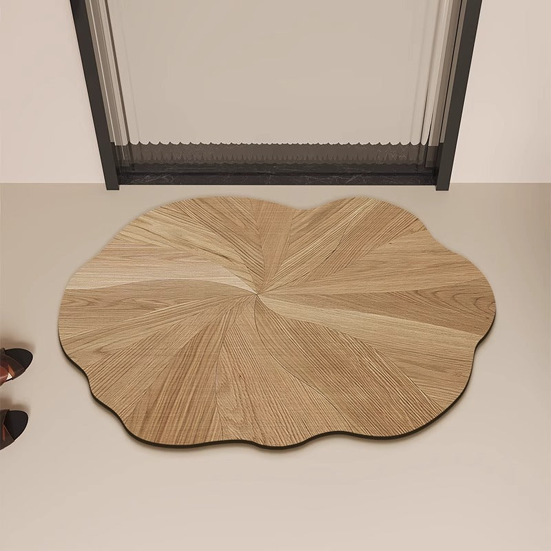 Artistic Circular Area Rug for Indoor Home Decor