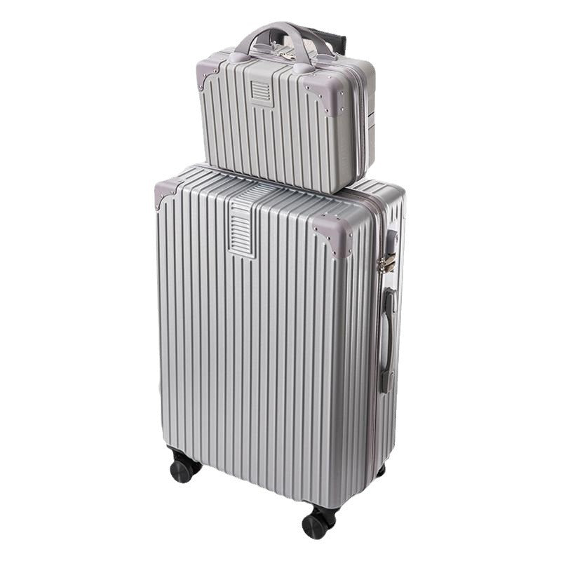 Unisex Textured Multi-Functional Hard-Shell Luggage Stornfield
