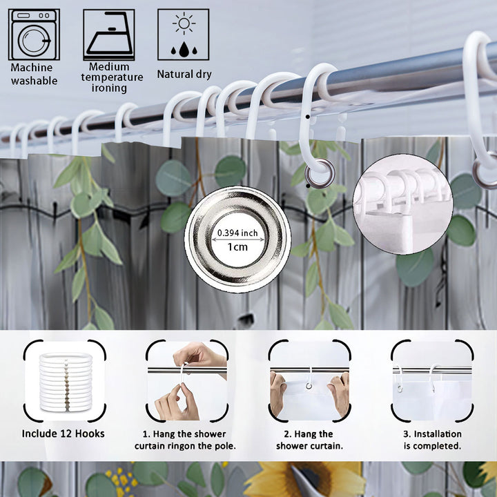 Digital Floral Print Bathroom Set Stornfield