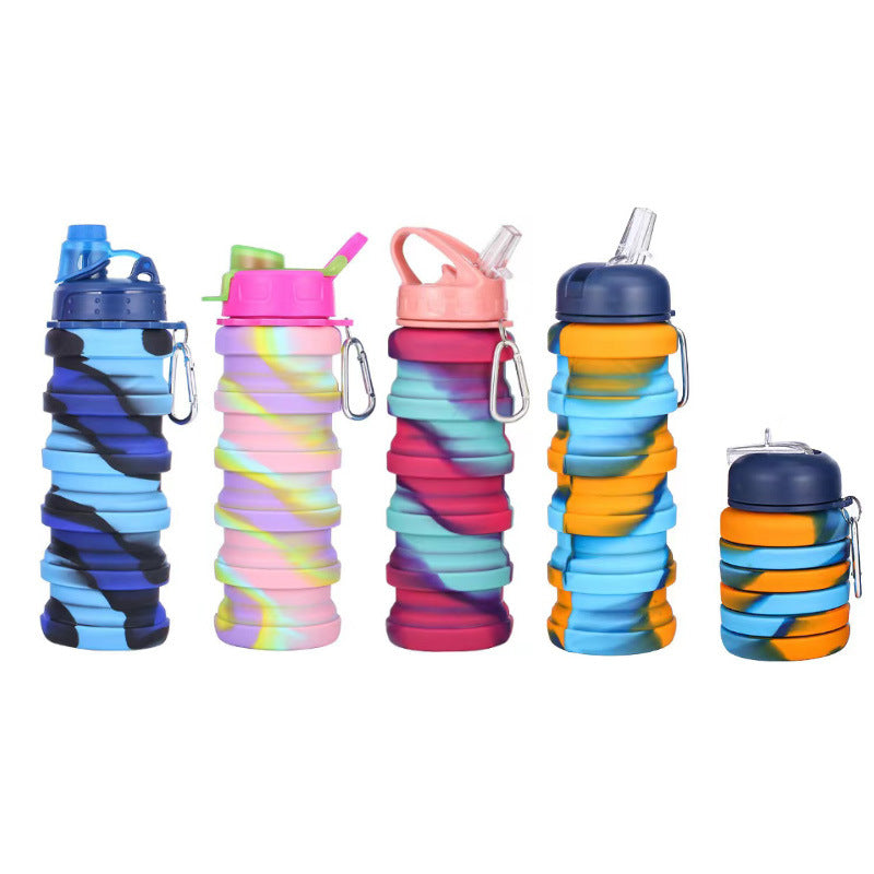 Unisex Collapsible Sports Water Bottle with Carabiner Stornfield