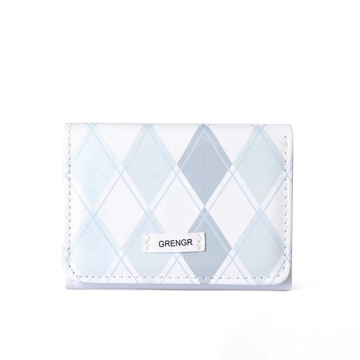 Elegant Plaid Pattern Card Holder Stornfield
